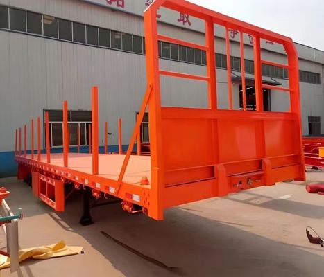 Colorful Painted 3 Axle 4 Axle 20ft Container Trailer 40ft Container Flatbed Trailer for Truck