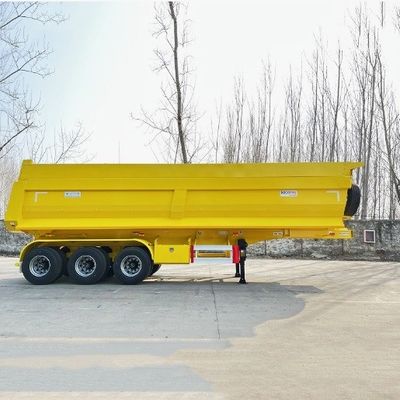 Customized 3/4 Axles Hydraulic Tipper End Tipping Semi Trailer with and Affordable
