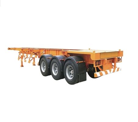 Max Payload 30000 kg Nice 20ft 40 Feet Container Chassis Skeleton Truck Semi Trailer