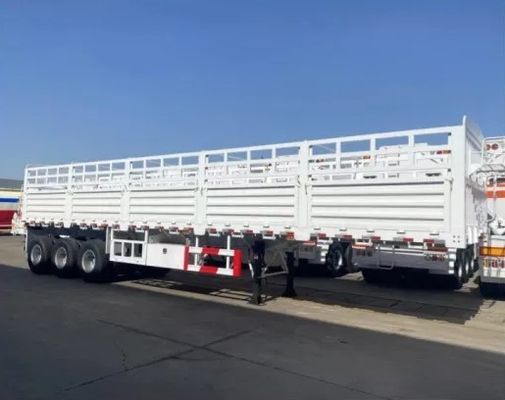 Suspension AIR/Mechanical Suspension Customized 3/4 Axle 50-100Ton High Fence Trailer