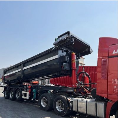 Max Payload 60-100 Tons U Shaped Rear Dump Truck Semi Trailer Tipping Tipper Truck Trailer