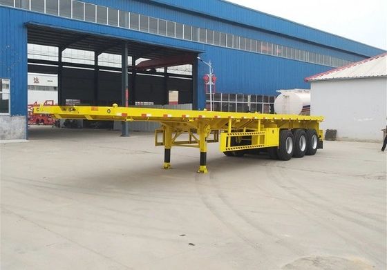 Max Payload 20T-80T 40 Ft 2 3 Axles Flatbed Semi-Trailer for Long-Distance Transport