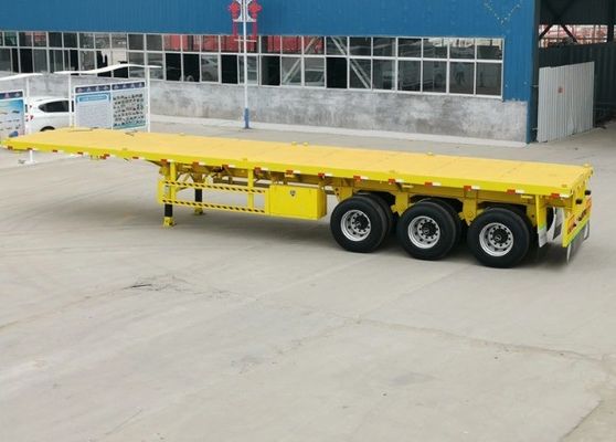Max Payload 20T-80T 40 Ft 2 3 Axles Flatbed Semi-Trailer for Long-Distance Transport