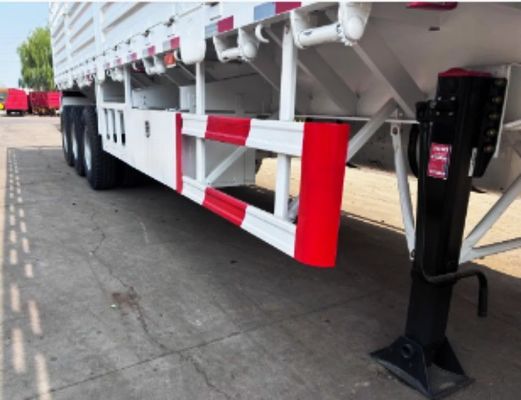 Truck Trailer Fence Semi Trailer for Transporting Fruit and Vegetable 50 Tons Capacity