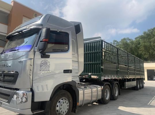 3/4 Axles 50 Tons Fence Semi Trailer for Vegetable and Livestock Customizable Option