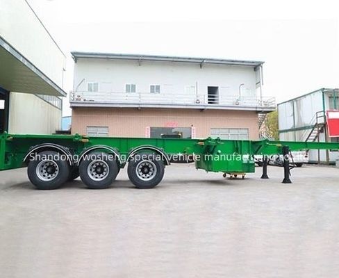 Customizable 12.38x2.48x1.55m Container Skeleton Semi Trailer for Container Transport