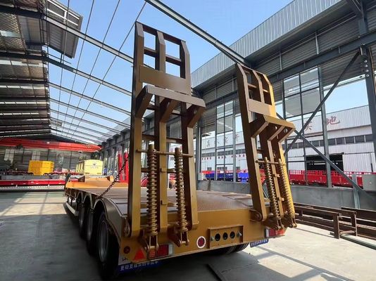 40-100TON Tare Weight Low Loader Trailer for Safe Transportation of Heavy Equipment