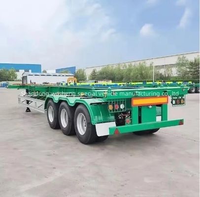 40ft Container Transport Made Easy Skeleton Semi-Trailer with Container Twist Locks