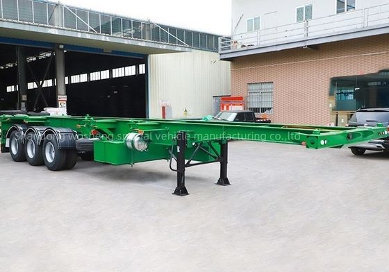40ft Container Transport Made Easy Skeleton Semi-Trailer with Container Twist Locks