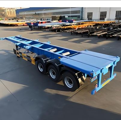 40ft Container Transport Made Easy Skeleton Semi-Trailer with Container Twist Locks