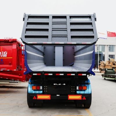 Function Cargo Transport Semi-Trailer U-type End Tipper Hydraulic Rear Dump Trailer