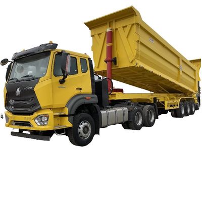 3/4/5axle Tilting Tipping Tipper Rear Dump Semi Trailer for Sand Stone Grain Transporting