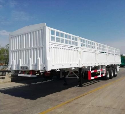Customizable Semi-Trailer for Bulk Cargo Transport 30-100 Tons Side Wall Enclosed Fence