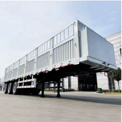 Customizable Semi-Trailer for Bulk Cargo Transport 30-100 Tons Side Wall Enclosed Fence
