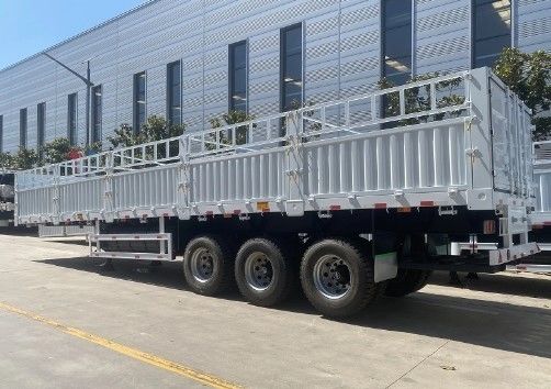 Customizable Semi-Trailer for Bulk Cargo Transport 30-100 Tons Side Wall Enclosed Fence