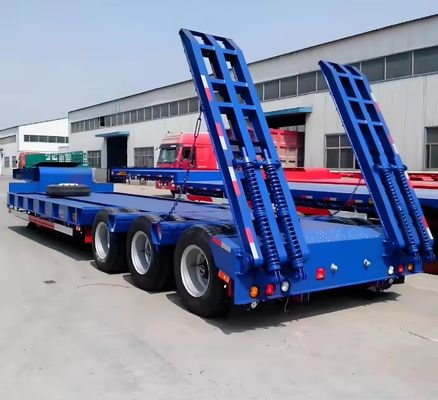 40-100ton Max Payload Lowbed Semi Trailer for Heavy Machinery Transportation Needs