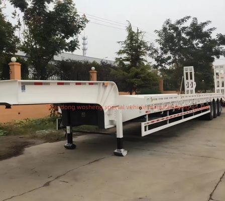40-100ton Max Payload Lowbed Semi Trailer for Heavy Machinery Transportation Needs