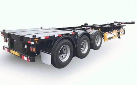 12.38x2.48x1.55m CUSTOMIZABLE Skeleton Semi-Trailer for Container Transport in Africa