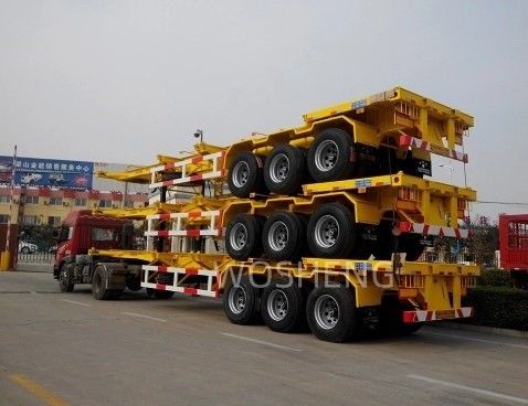 2 Axle 3 Axle 4 Axle Skeleton Trailer for Transporting 20ft 40ft 45ft Containers at Best