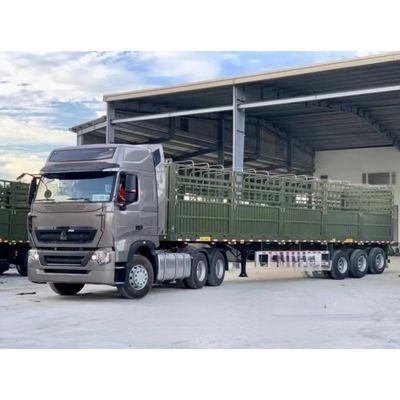 Affordable Fence Cargo Semi Trailers with 50 Tons Capacity and Steel Material