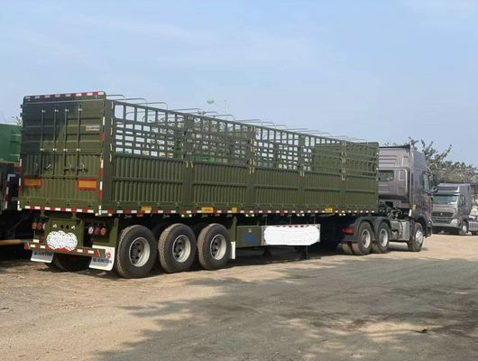 Affordable Fence Cargo Semi Trailers with 50 Tons Capacity and Steel Material