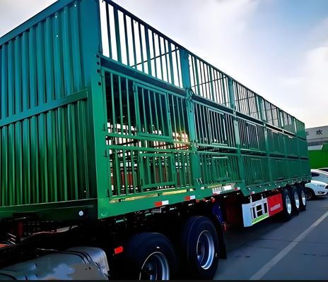 -Spot Semi-Trailer Cattle Sheep Horses Transportation High Strength Load Fence Trailer