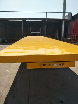 100tons Max Payload Flatbed Semi Trailer for Transport of Container and Bulk Cargos