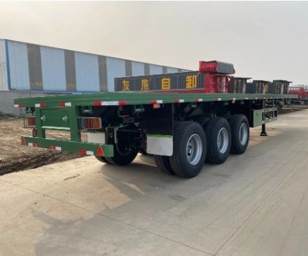 30-100tons Container and Heavy Cargos Semi-Trailer with 28t Heavy Duty Landing Gear