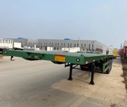 30-100tons Container and Heavy Cargos Semi-Trailer with 28t Heavy Duty Landing Gear