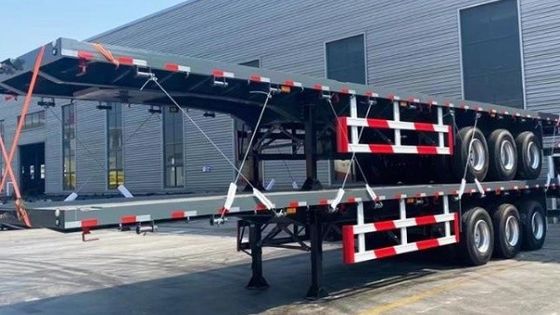 30-100tons Container and Heavy Cargos Semi-Trailer with 28t Heavy Duty Landing Gear