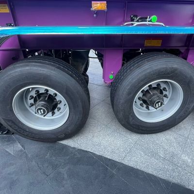 3 Axles Type Rear Dump Trailer U Shape Tipping Semi Trailer 9800x2500x3500mm