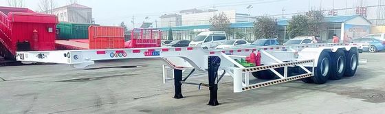 Type 2 Axle 3 Axle 4 Axle 60T Payload Skeleton Semi Trailer for 20ft 40ft Container