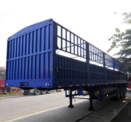 Transport Vegetables with Confidence Using 80t Stake Type Semi Trailer Fence Trailer