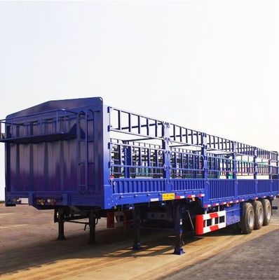 60 Tons 80 Tons Detachable Fence Trailer for Transporting Bulk Goods Customizable