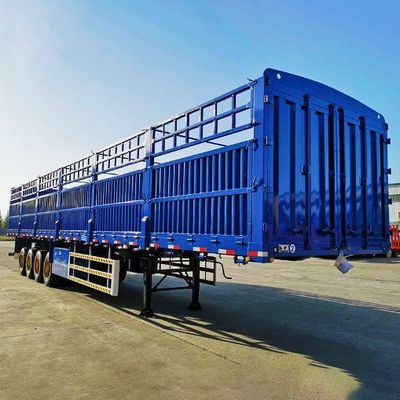 60 Tons 80 Tons Detachable Fence Trailer for Transporting Bulk Goods Customizable
