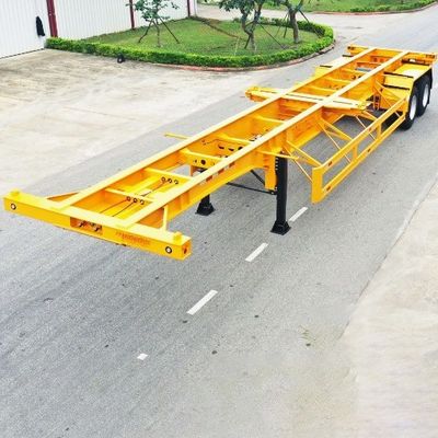 Container Trailer Skeleton Semi Trailer For Transport 20ft 40ft Container with Design