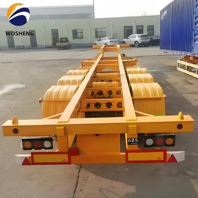 Most Popular 2 3 4 Axles All Size Skeleton Semi Trailer for Various Types Containers