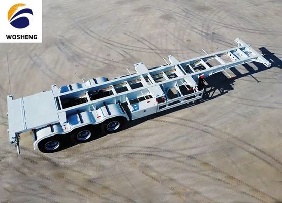 Most Popular 2 3 4 Axles All Size Skeleton Semi Trailer for Various Types Containers
