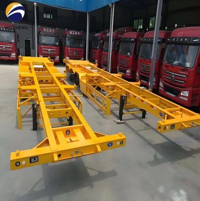Most Popular 2 3 4 Axles All Size Skeleton Semi Trailer for Various Types Containers