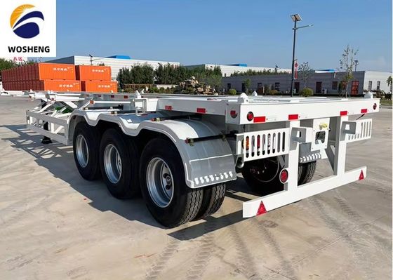Most Popular 2 3 4 Axles All Size Skeleton Semi Trailer for Various Types Containers