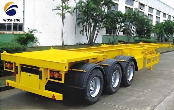 Most Popular 2 3 4 Axles All Size Skeleton Semi Trailer for Various Types Containers