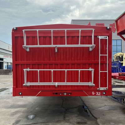 3 Axles 40-80tons Drop Side Livestock Farm Side Wall Fence Semi Truck Trailers Direct