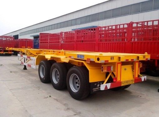2 Axle 20FT Skeleton Frame Container Transportation Semi Trailer for Customer's Request