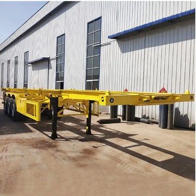 2 Axle 20FT Skeleton Frame Container Transportation Semi Trailer for Customer's Request