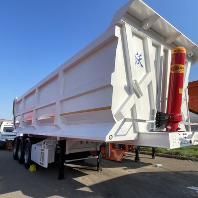 Customized 3 Axles Tipping Tipper Rear Dump Truck Semi Trailer for Construction