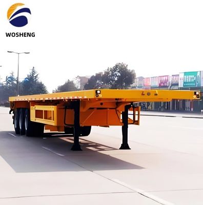 Max Payload of 100tons Semi-Trailer Ideal for Transporting 20ft 45ft 40ft Container