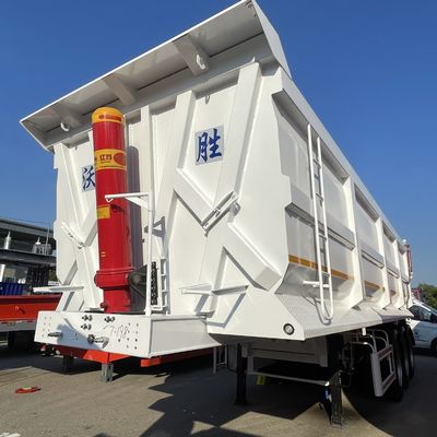 Customized 3 Axles Tipping Tipper Rear Dump Truck Semi Trailer for Construction