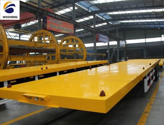 Max Payload of 100tons Semi-Trailer Ideal for Transporting 20ft 45ft 40ft Container