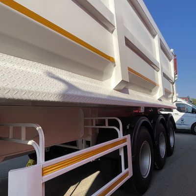 Customized 3 Axles Tipping Tipper Rear Dump Truck Semi Trailer for Construction