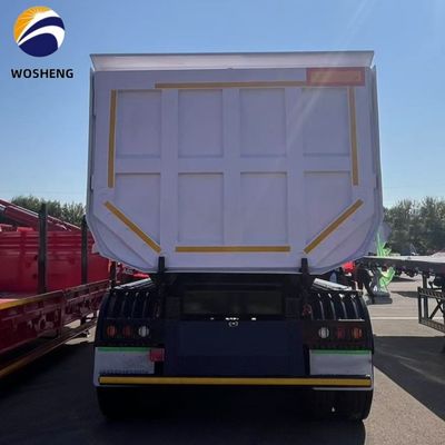 Steel 3 Axle 4 Axle Tipper Rear Dump Truck Trailer for Construction